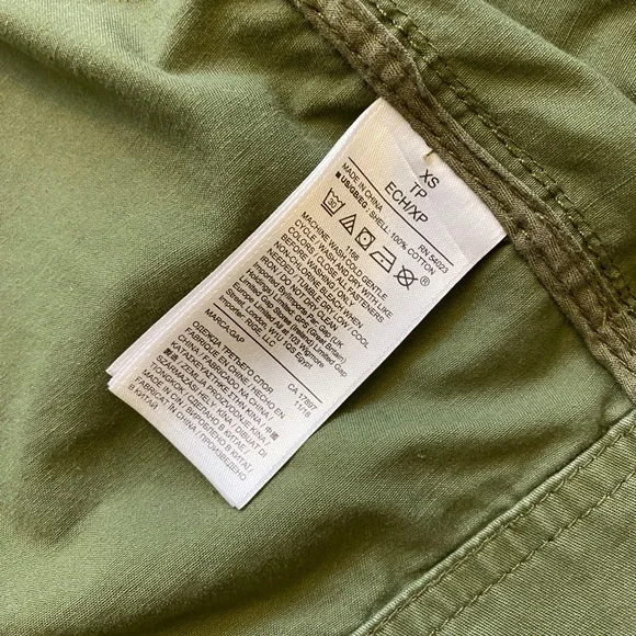 GAP Lightweight Utility Coat Jacket Army Green XS! - Picture 6 of 6